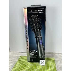 Conair InfinitiPro Ceramic Hot Air Spin Brush 2 Inch Black New Opened Box B